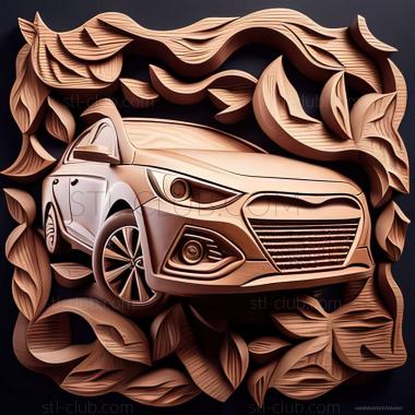 3D мадэль Hyundai Accent (STL)